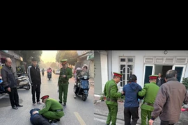 Công an phường Phúc Lợi kịp thời sơ cứu người dân bị rối loạn tiền đình