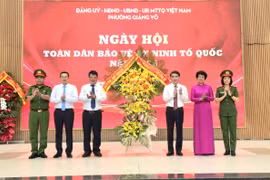 Xây dựng “phường đáng sống” từ sức mạnh phong trào "Toàn dân bảo vệ an ninh Tổ quốc"