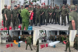 Nâng cao nghiệp vụ phòng cháy cho lực lượng tham gia bảo vệ ANTT ở cơ sở