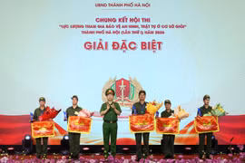 Đội thi phường Ô Chợ Dừa giành giải Đặc biệt Chung kết Hội thi “Lực lượng tham gia bảo vệ ANTT ở cơ sở giỏi” lần thứ I năm 2026