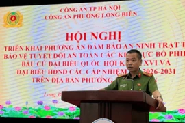 Trước 'giờ G' bầu cử, Công an phường Long Biên sẵn sàng phương án bảo đảm an ninh trật tự