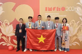Bốn thành viên đội tuyển Olympic Hóa học Quốc tế 2026 đều giành huy chương