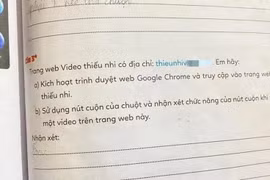Công an vào cuộc vụ vở bài tập tin học lớp 3 bị cài link web đen
