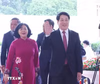 Chùm ảnh: Các đồng chí lãnh đạo cấp cao dự lễ Công bố các Nghị quyết về sáp nhập đơn vị hành chính ở một số địa phương