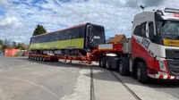 Cận cảnh quá trình vận chuyển đoàn tàu đầu tiên tuyến metro Nhổn- Ga Hà Nội tại cảng Dunkirk