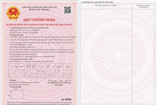 Cấp xã được quyền cấp “sổ đỏ”, quyền sở hữu tài sản gắn liền với đất