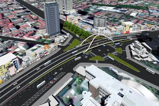 Cấm ô tô lưu thông đường La Thành đi Voi Phục để xây dựng cầu vượt