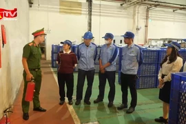 Bảo đảm an toàn phòng cháy đối với kho, xưởng sản xuất mùa hanh khô 