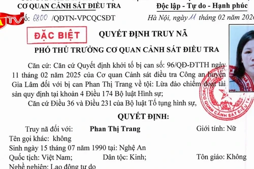 Truy nã người phụ nữ lừa đảo “mang thai hộ”, chiếm đoạt hơn 2,4 tỷ đồng