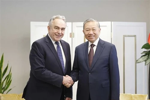 Tổng Bí thư Tô Lâm tiếp cựu Thứ trưởng Ngoại giao Hoa Kỳ Kurt Campbell