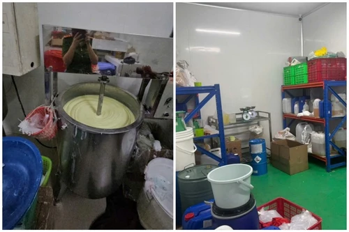 Triệt phá 'công xưởng' kem trộn doanh thu hàng tỷ đồng