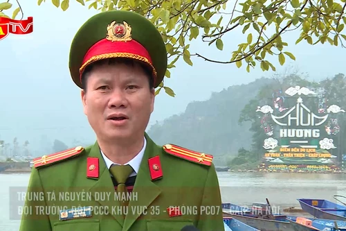 Bảo đảm an toàn PCCC tại lễ hội chùa Hương 