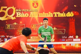 Trực tiếp: 160 vận động viên tranh tài tại Giải Pickleball 50 năm Báo An ninh Thủ đô
