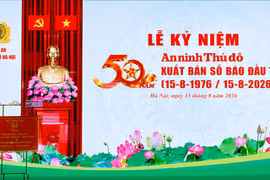 Trực tiếp: Lễ Kỷ niệm 50 năm An ninh Thủ đô xuất bản số báo đầu tiên (15-8-1976/15-8-2026)