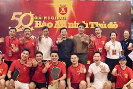 Cùng nhìn lại những khoảnh khắc ấn tượng tại Giải Pickleball kỷ niệm 50 năm Báo An ninh Thủ đô