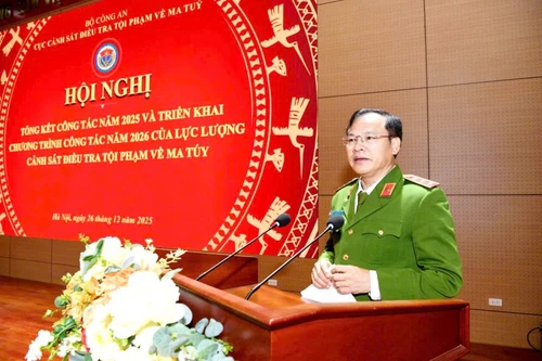 Cục Cảnh sát điều tra tội phạm về ma túy được Bộ Công an tặng Cờ Đơn vị dẫn đầu phong trào thi đua