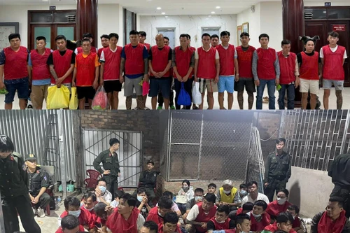 Triệt phá ổ bạc “khủng”, tạm giữ 59 đối tượng