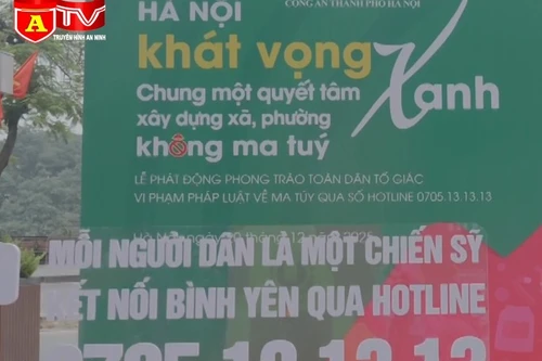 Công an Hà Nội thiết lập cơ chế phòng ngừa ma túy từ sớm, từ xa, từ cơ sở