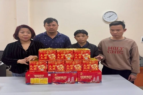 Công an xã Sóc Sơn bắt nhóm đối tượng mua bán gần 30 kg pháo nổ