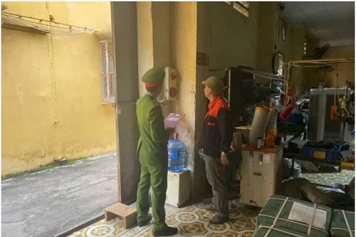 Kiểm tra công tác an toàn cháy, nổ tại các cơ sở tiềm ẩn nguy cao