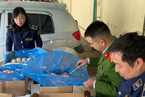 Phát hiện gần 2 tấn thực phẩm nhập lậu