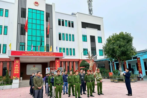 Xã Đại Thanh duy trì các biện pháp đảm bảo trật tự an toàn giao thông, trật tự đô thị, vệ sinh môi trường