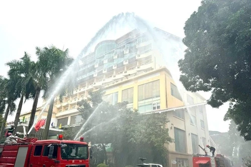 Hạn chế sự cố hỏa hoạn tại Khách sạn Công Đoàn Quảng Bá