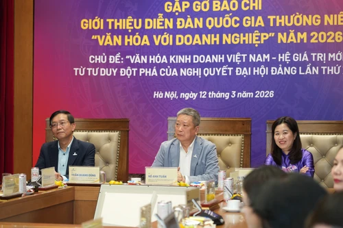 Diễn đàn Quốc gia thường niên “Văn hóa với Doanh nghiệp” năm 2026