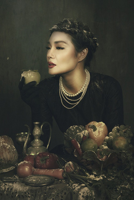 Giải vàng Ngôi sao người mẫu Thanh Trúc u buồn trong ngày Haloween ảnh 7