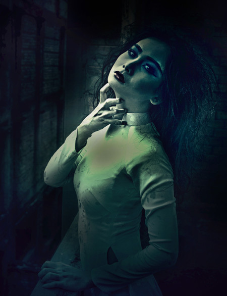 Người mẫu Xuân Thuỳ hoá ma cực kinh hãi ảnh 3