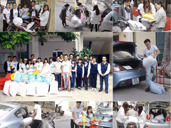 Trường THPT Anhxtanh Hà Nội chỉ nhận gạo, không nhận phong bì ảnh 1