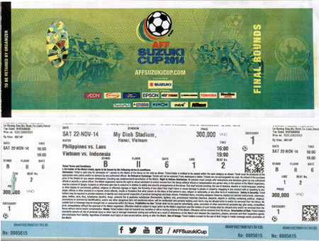 VFF bán trực tiếp 6 vạn vé xem đội tuyển Việt Nam đá AFF Cup 2014 ảnh 1