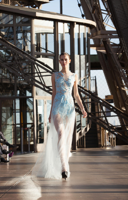 Bộ sưu tập của NTK Hoàng Hải lộng lẫy ở sàn diễn trên tháp Eiffel ảnh 9 Bộ sưu tập của NTK Hoàng Hải lộng lẫy ở sàn diễn trên tháp Eiffel ảnh 9