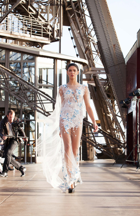 Bộ sưu tập của NTK Hoàng Hải lộng lẫy ở sàn diễn trên tháp Eiffel ảnh 3 Bộ sưu tập của NTK Hoàng Hải lộng lẫy ở sàn diễn trên tháp Eiffel ảnh 3