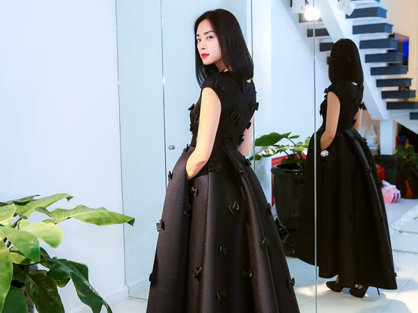 Ngô Thanh Vân đầy bí ẩn và quyến rũ trong trang phục Twins ảnh 4