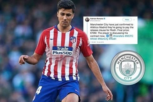 Chuyển nhượng bóng đá quốc tế ngày 30-6: Man City chuẩn bị chiêu mộ Rodri ảnh 1