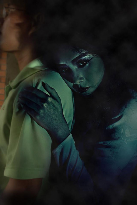 Người mẫu Xuân Thuỳ hoá ma cực kinh hãi ảnh 8