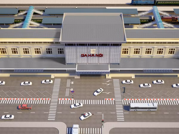 Chỉnh trang quảng trường Ga Hà Nội ảnh 1