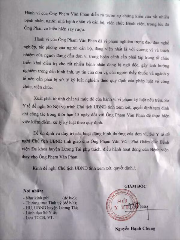 Thông tin thêm vụ giám đốc bệnh viện cản trở báo chí tác nghiệp ảnh 3