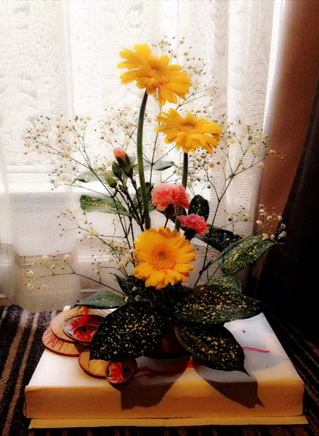 Hoa hậu Đặng Thu Thảo mang hình ảnh Việt Nam vào nghệ thuật cắm hoa Ikebana ảnh 2