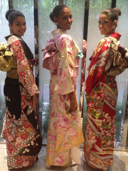 Hoa hậu Đặng Thu Thảo “bỡ ngỡ” diện Kimono ảnh 8