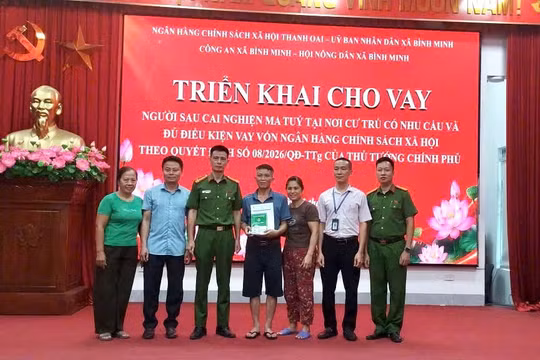 Chương trình cho vay đối với người sau cai nghiện ma túy