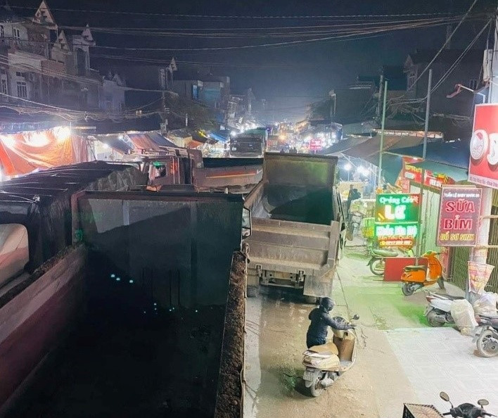 Hình ảnh ghi lại tại hiện trường