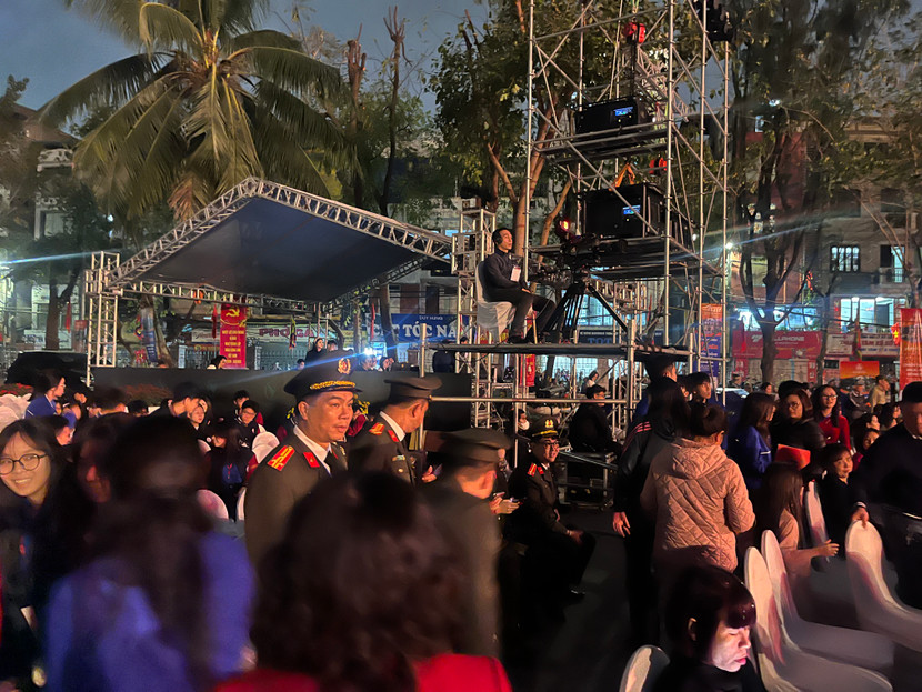 Lực lượng an ninh được bố trí tại các khu vực