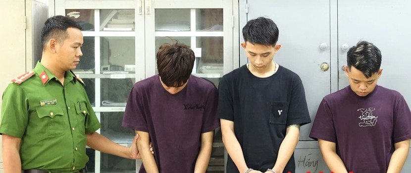 Nhóm đối tượng bị bắt giữ