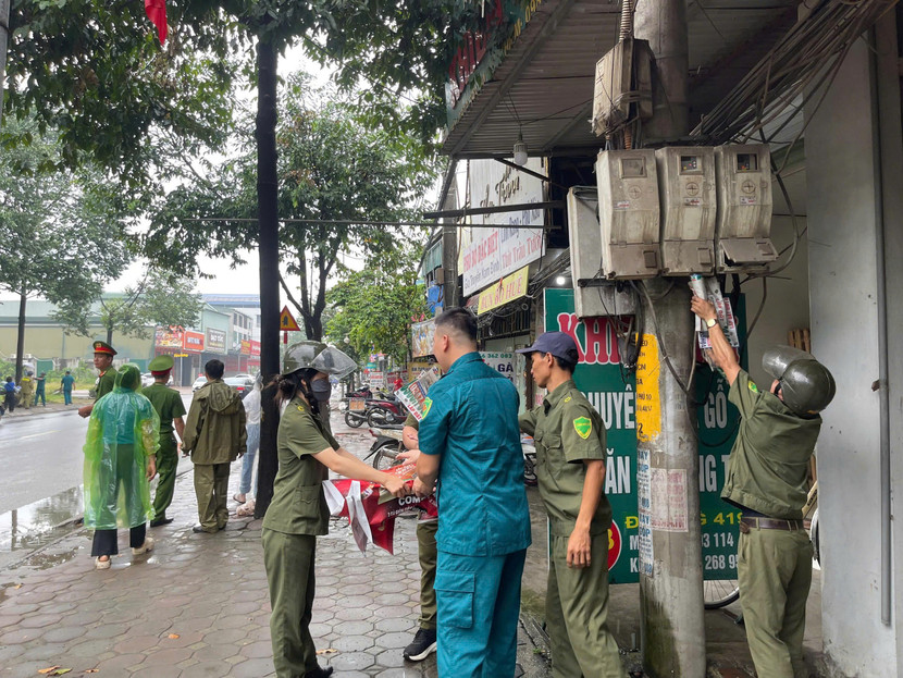 Xã Tây Phương ra quân chỉnh trang trật tự đô thị và nông thôn ảnh 5 Xã Tây Phương ra quân chỉnh trang trật tự đô thị và nông thôn ảnh 5