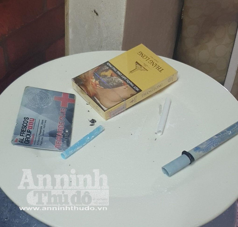 Các tang vật thu giữ