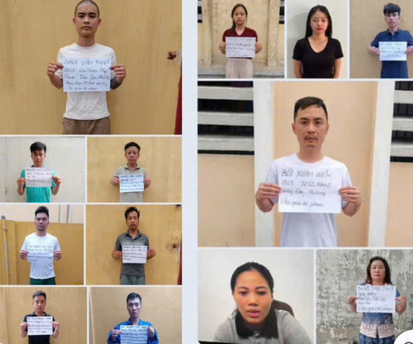 Các đối tượng liên quan vụ án bị bắt giữ Các đối tượng liên quan vụ án bị bắt giữ