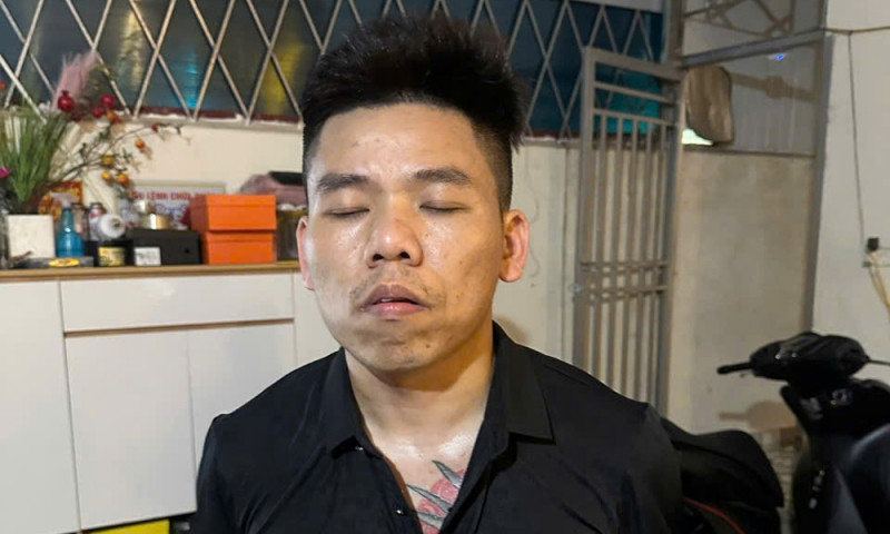 Đối tượng Nguyễn Đăng Công bị bắt giữ Đối tượng Nguyễn Đăng Công bị bắt giữ