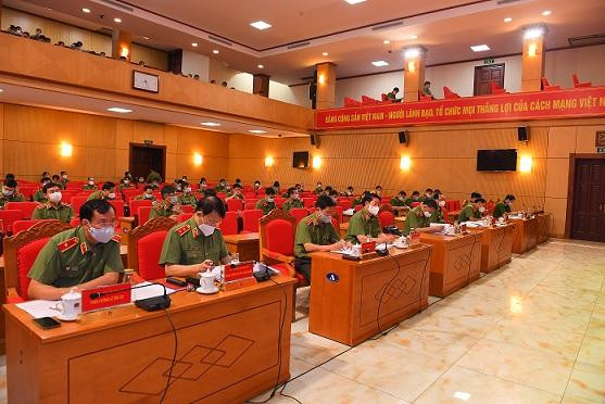 Hội nghị giao ban đánh giá tình hình, kết quả công tác Công an tháng 5-2021 và tổng kết công tác Công an bảo đảm an ninh, trật tự ngày hội bầu cử